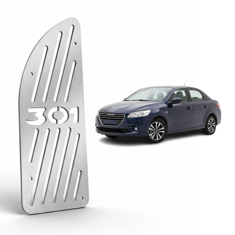 Peugeot 301 2012-2026 PF1 Uyumlu Krom Ayak Dinlendirme Pedalı