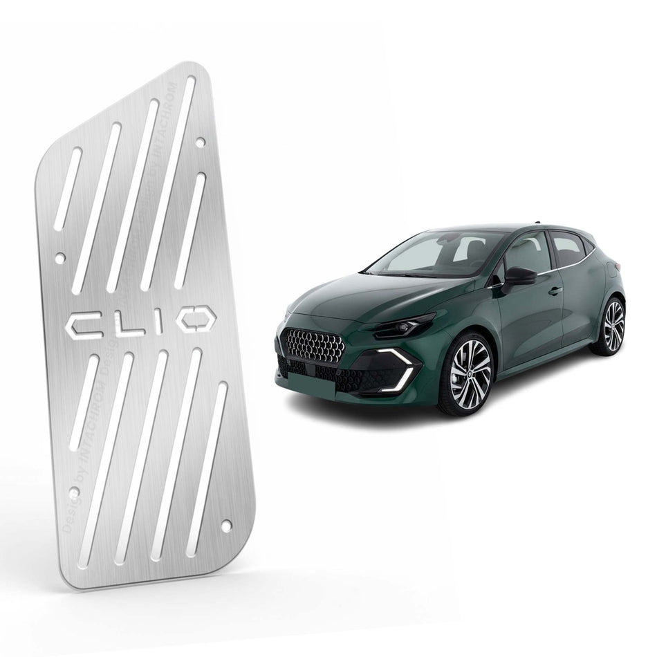 Renault Clio 2025-2026 BJB Uyumlu Krom Ayak Dinlendirme Pedalı