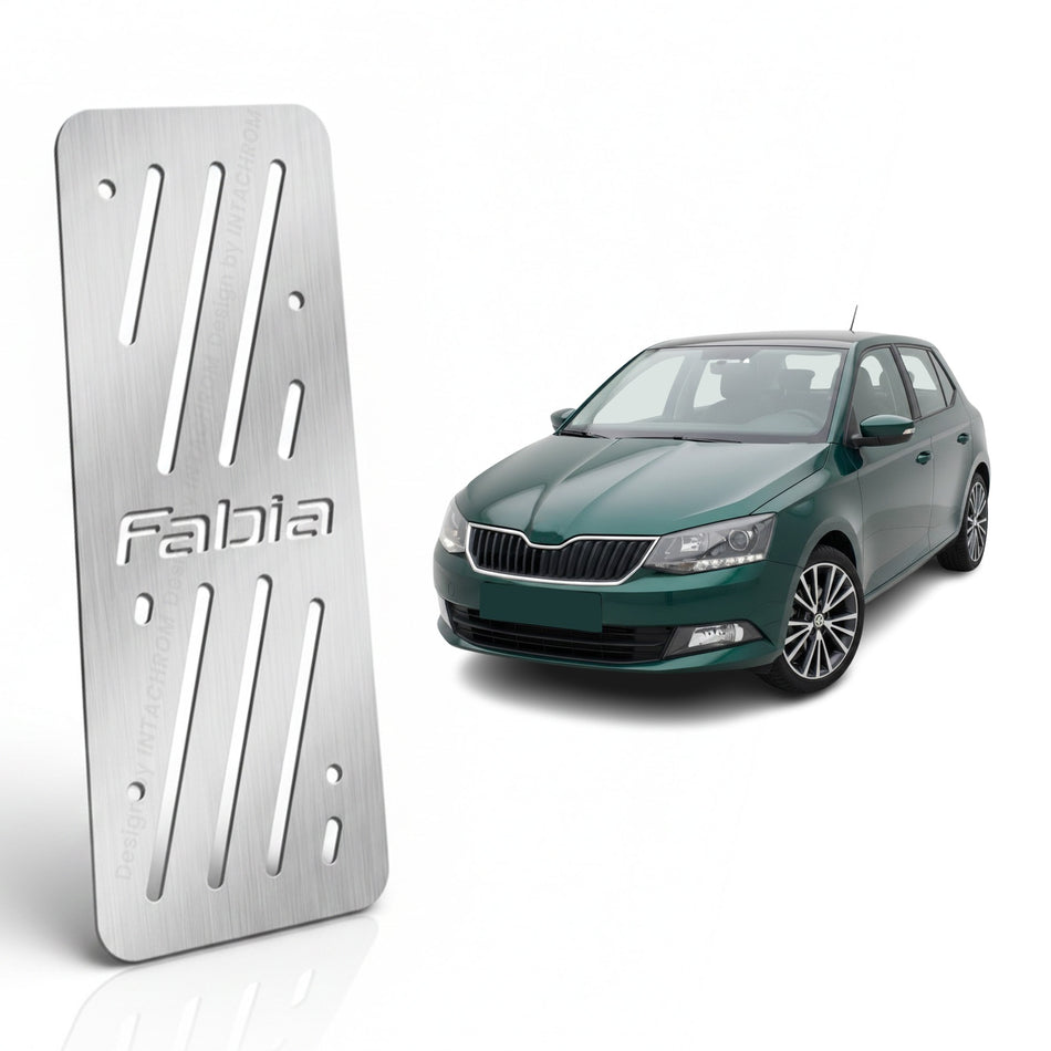 Skoda Fabia 2014-2021 NJ Uyumlu Krom Ayak Dinlendirme Pedalı