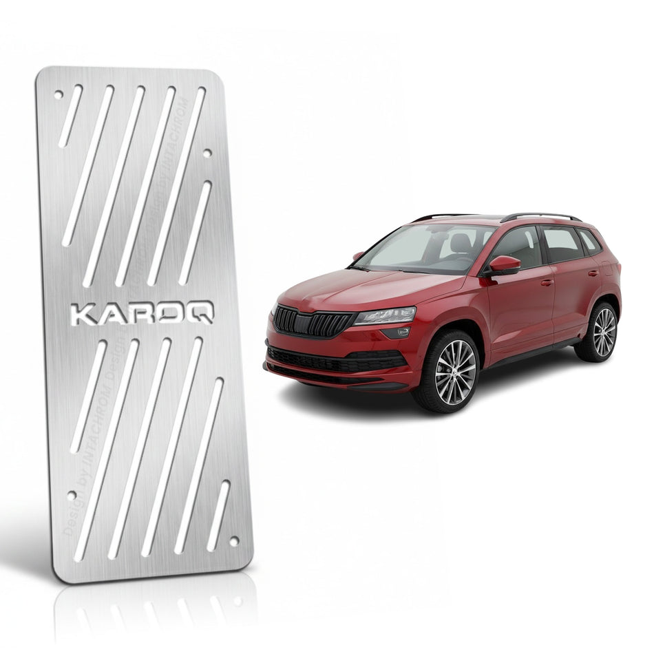 Skoda Karoq 2017-2026 NU7 Uyumlu Krom Ayak Dinlendirme Pedalı