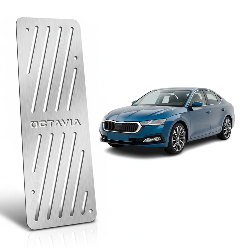 Skoda Octavia 2019-2026 NX4 Uyumlu Krom Ayak Dinlendirme Pedalı