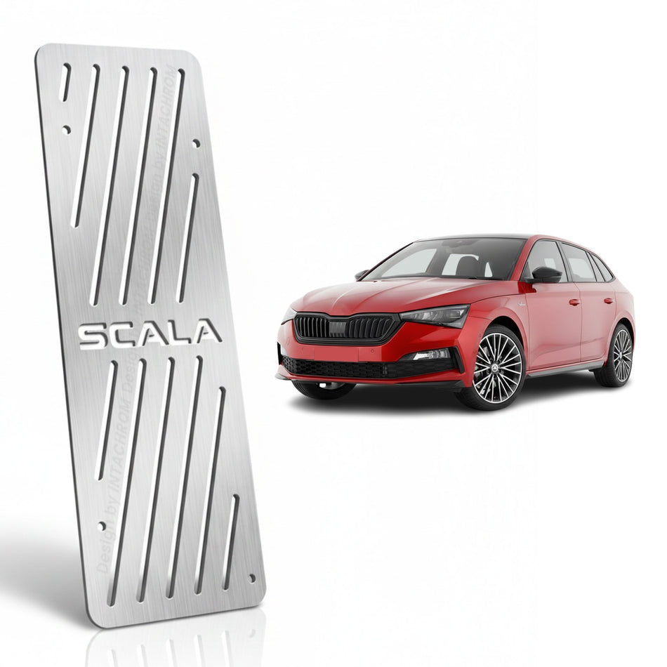 Skoda Scala 2019-2026 MQB Uyumlu Krom Ayak Dinlendirme Pedalı