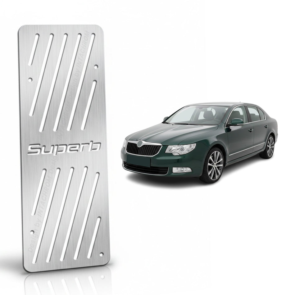 Skoda Superb 2008-2015 B6 Uyumlu Krom Ayak Dinlendirme Pedalı