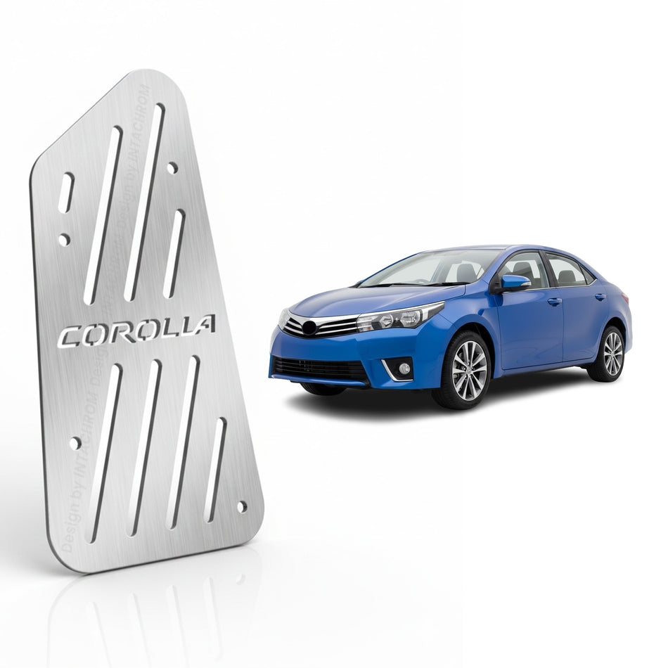 Toyota Corolla 2012-2018 E160 Uyumlu Krom Ayak Dinlendirme Pedalı