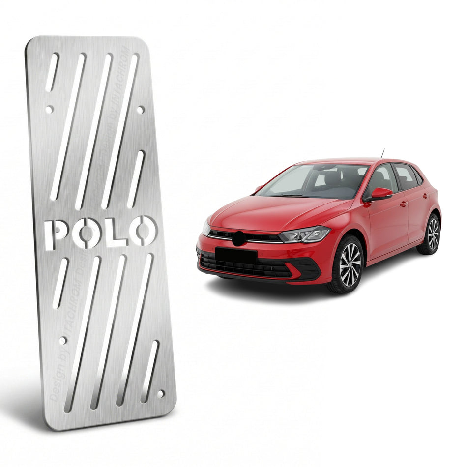 Volkswagen Polo 6 2017-2025 AW Uyumlu Krom Ayak Dinlendirme Pedalı