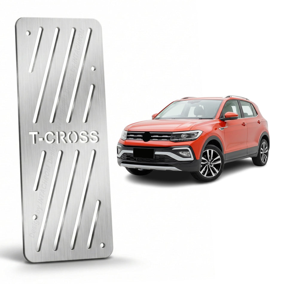 Volkswagen T-Cross 2018-2026 TYP C1 Uyumlu Krom Ayak Dinlendirme Pedalı