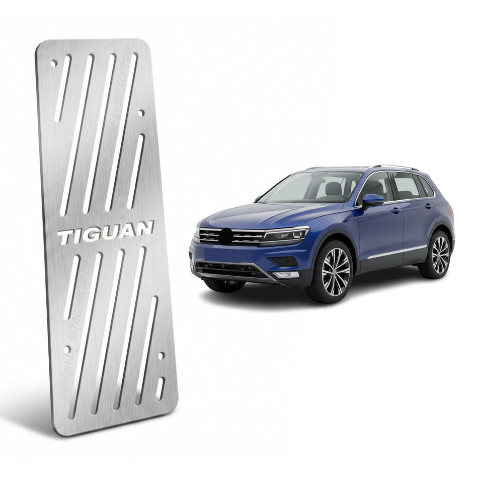 Volkswagen Tiguan 2016-2024 AD Uyumlu Krom Ayak Dinlendirme Pedalı