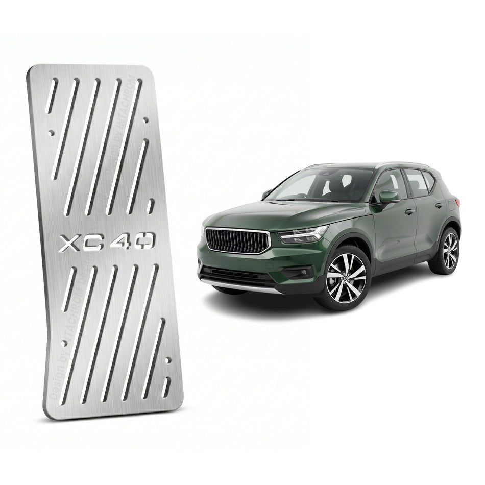 Volvo XC40 2017-2025 X38 Uyumlu Krom Ayak Dinlendirme Pedalı