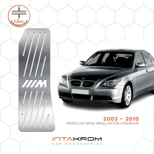 BMW 5 Seri E60 Krom Ayak Dinlendirme Pedalı 2003-2010